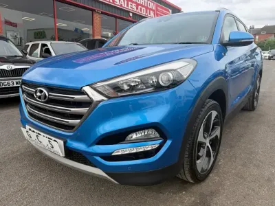 Used Hyundai Tucson Edition 116 HP (85 kW) 2017 Blue SUV