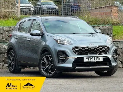 Usado Kia Sportage GT-Line S 185 HP (136 kW) 2019 Prateado SUV