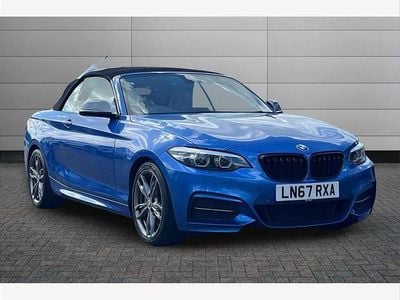 Used BMW M240 M Sport 340 HP (250 kW) 2017 Blue Cabriolet