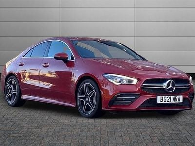 Red Used 2021 Mercedes CLA35 AMG Sedan | £25,895 (Super price)