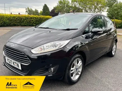 Used Ford Fiesta Zetec 82 HP (60 kW) 2017 Black Hatchback