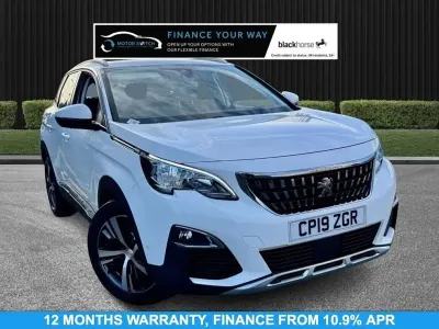 Second-hand Peugeot 3008 Allure 130 CP (95 kW) 2019 Alb SUV