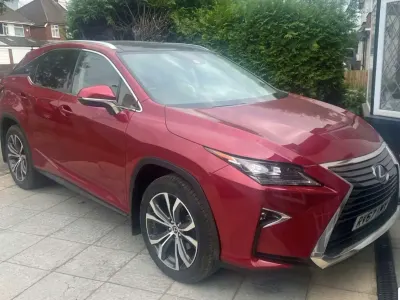 Usado Lexus RX450h 2017 Rojo SUV