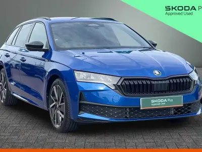 New Skoda Octavia SportLine 110 HP (80 kW) 2026 Race blue metallic Estate