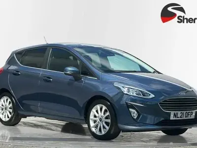 Used Ford Fiesta Titanium 2021 Blue Hatchback