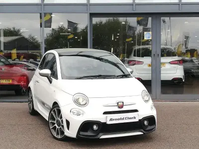 Used Abarth 595C Turismo 165 HP (121 kW) 2017 White Cabriolet