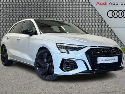 Used Audi S3 Sportback Advanced 310 HP (228 kW) 2022 White Hatchback