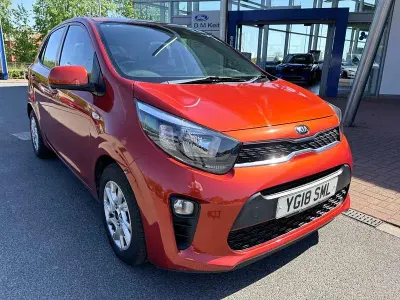 Used Kia Picanto 2018 Orange Hatchback