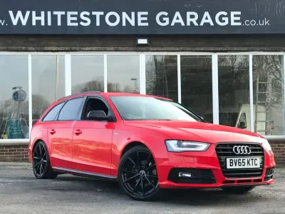 Used Audi A4 Black Edition 150 HP (110 kW) 2015 Red Estate