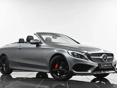Used Mercedes C220 AMG Line Premium Plus 2018 Grey Cabriolet