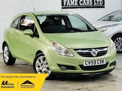 Green Used 2009 Vauxhall Corsa Design Edition Hatchback | £2,999 (Good price)