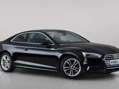Used Audi A5 Sport 150 HP (110 kW) 2018 Black Coupe