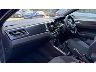 Used VW Polo R-line 95 HP (69 kW) 2021 Blue Hatchback