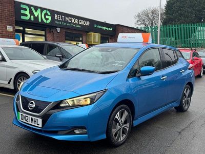Used Nissan Leaf N-Connecta 160 kW (218 HP) 2021 Blue Hatchback