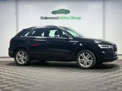 Used Audi Q3 S-Line 150 HP (110 kW) 2017 Black SUV
