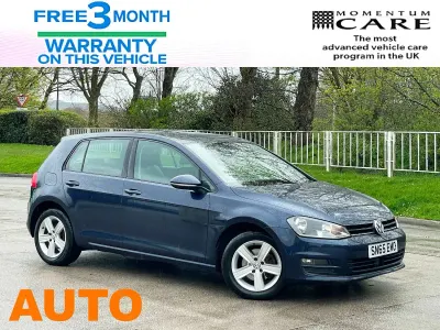 Used VW Golf VII Match 2015 Blue Hatchback