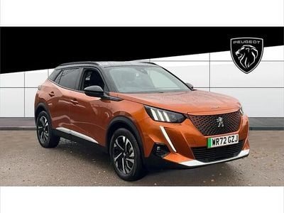 Used Peugeot e-2008 GTi 100 kW (136 HP) 2022 Orange SUV