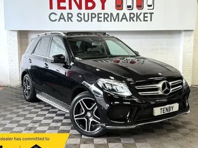Used Mercedes GLE250 AMG line 204 HP (150 kW) 2016 Black SUV
