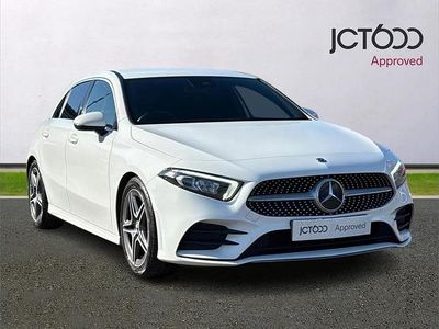 Used Mercedes A200 AMG line 161 HP (118 kW) 2020 White Hatchback