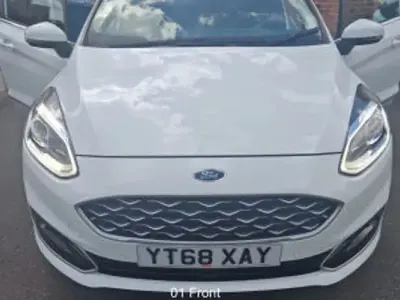 Used Ford Fiesta Vignale 101 HP (74 kW) 2018 White Hatchback