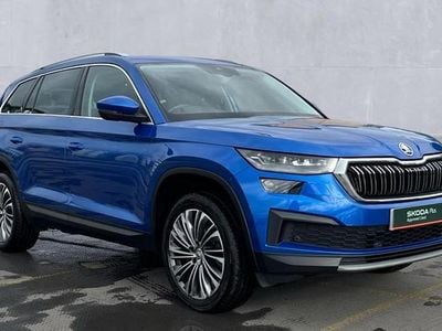 Used Skoda Kodiaq SE L Executive 150 HP (110 kW) 2022 Race blue SUV