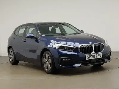 Second-hand BMW 118 Comfort Edition 140 CP (102 kW) 2020 Albastru Hatchback