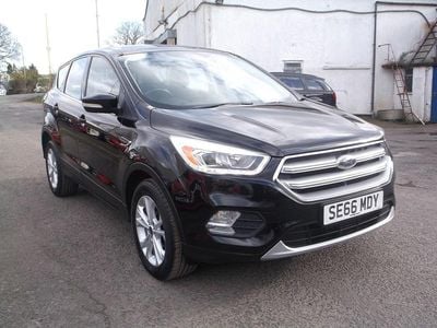 Used Ford Kuga Titanium 150 HP (110 kW) 2017 Black SUV