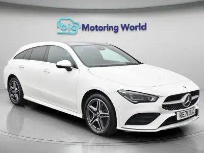 Used Mercedes CLA250e Shooting Brake AMG line 2021 White Estate