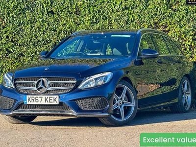 Blue Used 2017 Mercedes C200 AMG line Estate | £16,490 (Fair price)