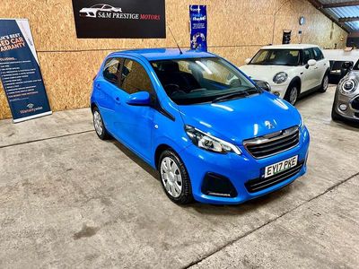 Blue Used 2017 Peugeot 108 Active Hatchback | £5,999 (Fair price)