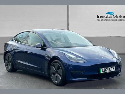 Blue Used 2021 Tesla Model 3 Long Range AWD Sedan | £17,295 (Good price)