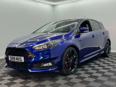 Used Ford Focus ST 2018 Blue Hatchback