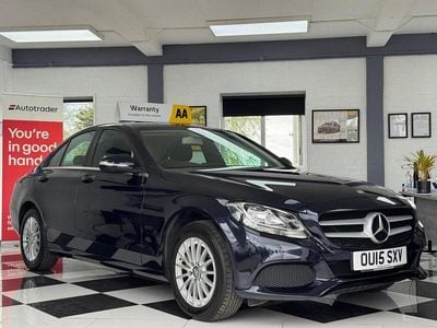 Used Mercedes C220 SE 170 HP (125 kW) 2015 Blue Sedan