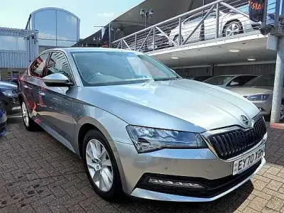 Used Skoda Superb SE 110 HP (80 kW) 2020 Business grey metallic Hatchback
