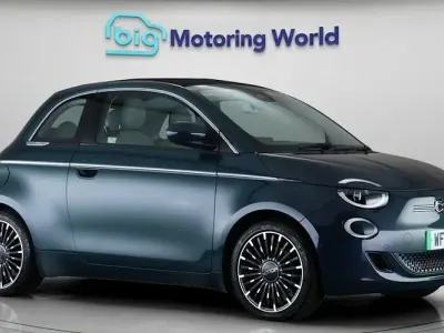 Used Fiat 500e La Prima 86 kW (118 HP) 2021 Green Cabriolet