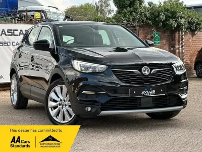 Used Vauxhall Grandland X Elite 130 HP (95 kW) 2020 Black SUV