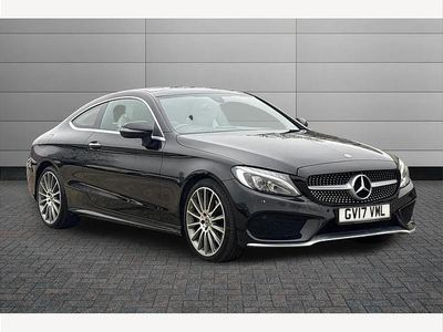 Used Mercedes C220 AMG Line Premium 170 HP (125 kW) 2017 Black Coupe