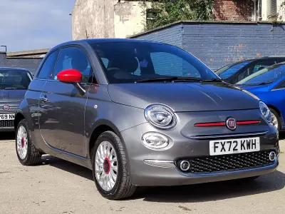 Used Fiat 500 Red 68 HP (50 kW) 2022 Grey Hatchback