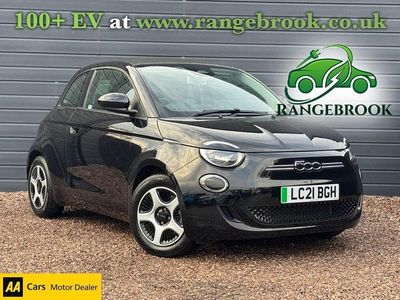 Black Used 2021 Fiat 500e Passion Cabriolet | £12,799 (Fair price)