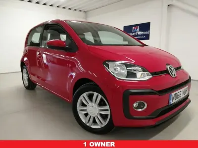 Used VW up! high up! 90 HP (66 kW) 2017 Red Hatchback