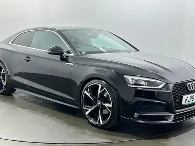 Used Audi A5 S-Line 190 HP (139 kW) 2018 Black Coupe