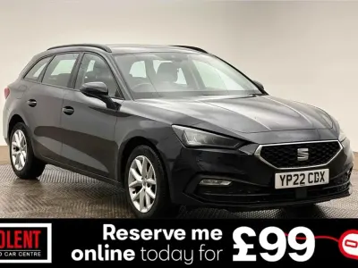 Used Seat Leon SE 128 HP (94 kW) 2022 Blue Estate