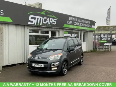 Begagnad Citroën C3 Picasso Platinum 100 HK (73 kW) 2017 Grå Minibuss