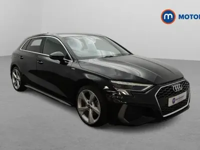 Used Audi A3 Sportback S-Line 110 HP (80 kW) 2023 Black Hatchback