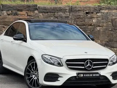 Used Mercedes E400 AMG line 340 HP (250 kW) 2019 White Sedan
