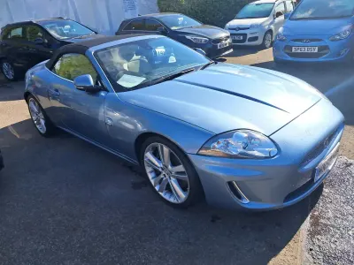 Używany Jaguar XK Portfolio 385 KM (283 kW) 2009 Niebieski Kabriolet