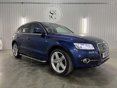 Used Audi Q5 S-line plus 190 HP (139 kW) 2016 Blue SUV