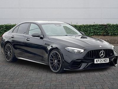 Black Used 2025 Mercedes C63S AMG Edition Sedan | £72,992 (Fair price)