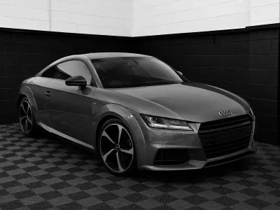 Used Audi TT Black Edition 184 HP (135 kW) 2017 Grey Coupe