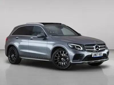 Used Mercedes GLC220 AMG line 170 HP (125 kW) 2017 Grey SUV